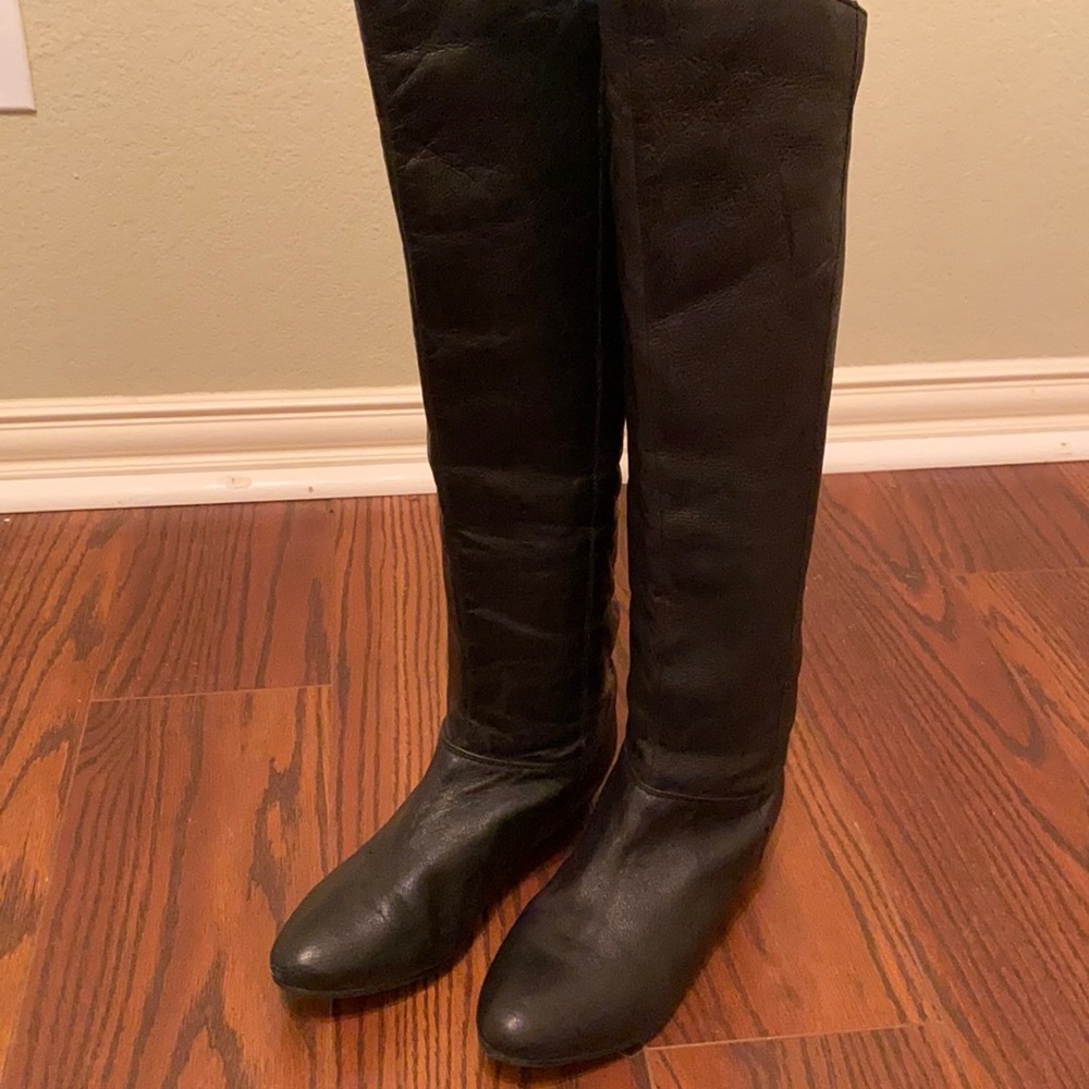 Victoria Secret Catalog leather boots size 7.5M